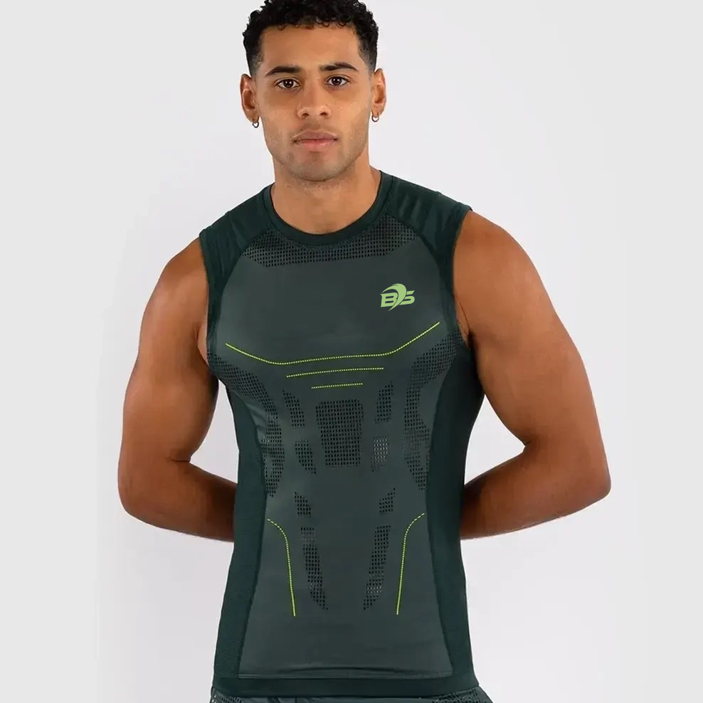 Sleeveless Rashguard – Forest Green
