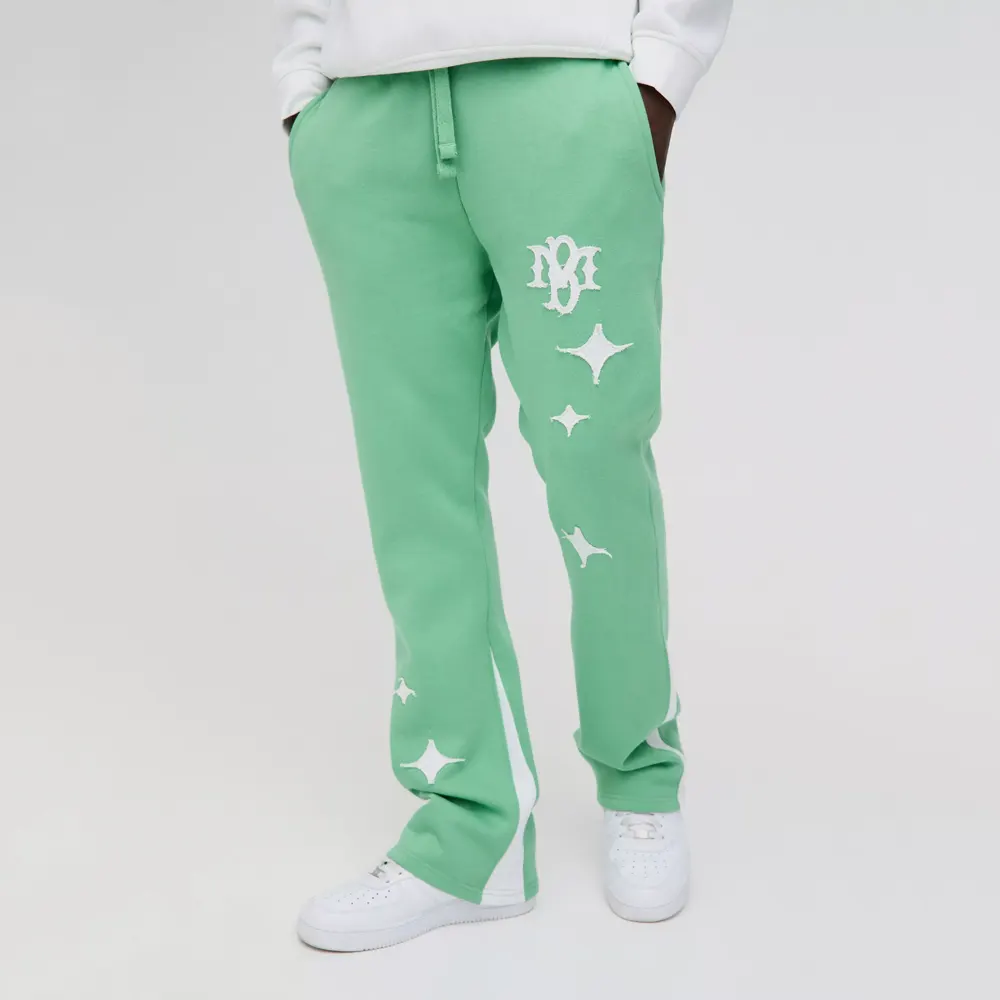 Slim Fit Star Applique BM Gusset Joggers