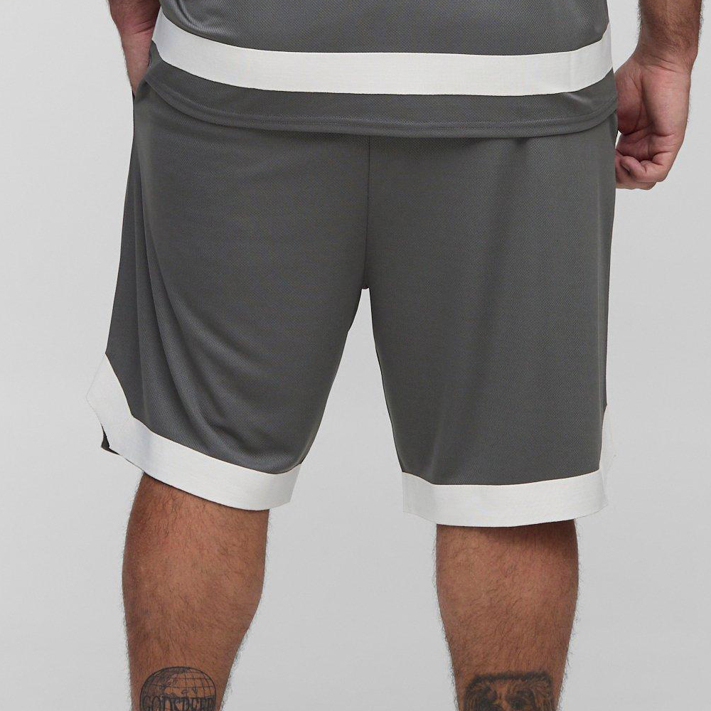 Plus Varsity Mesh Basketball Loose Fit Shorts - Image 3