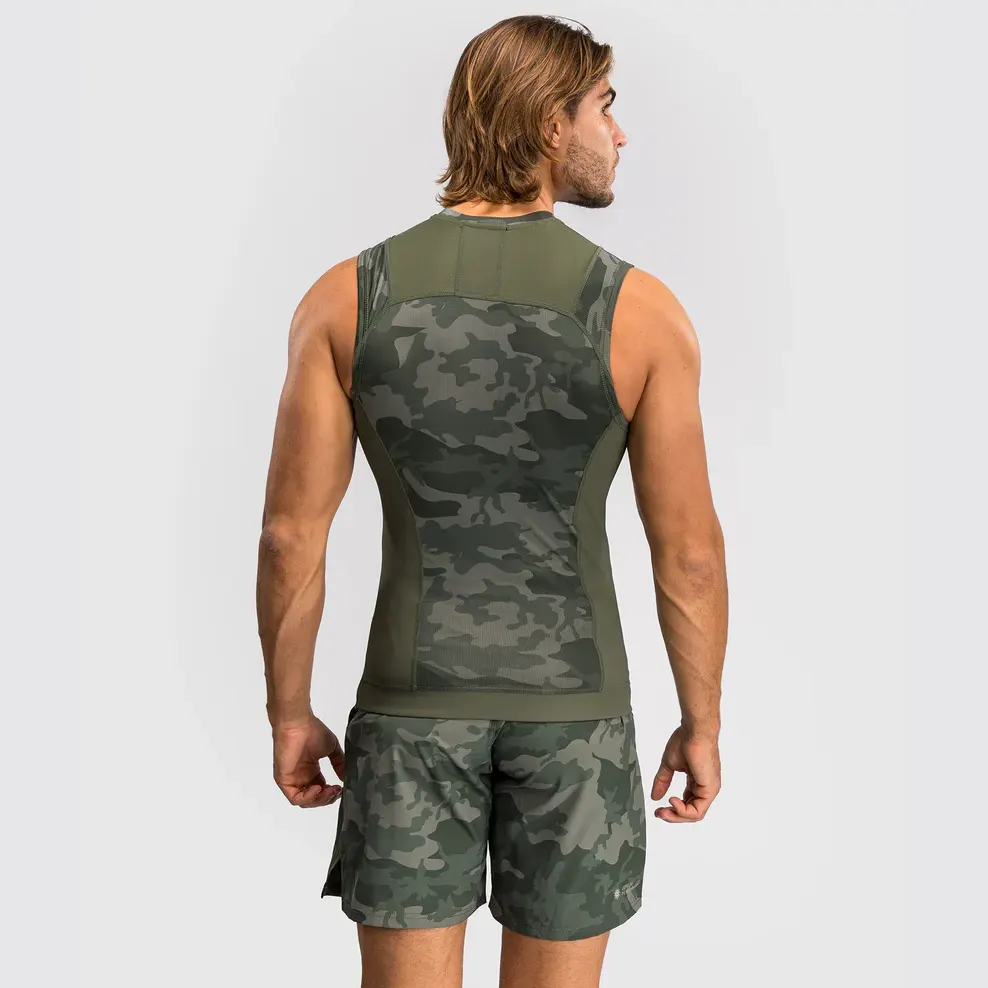 G-Fit Air Men’s Sleeveless Rashguard – Army Camo